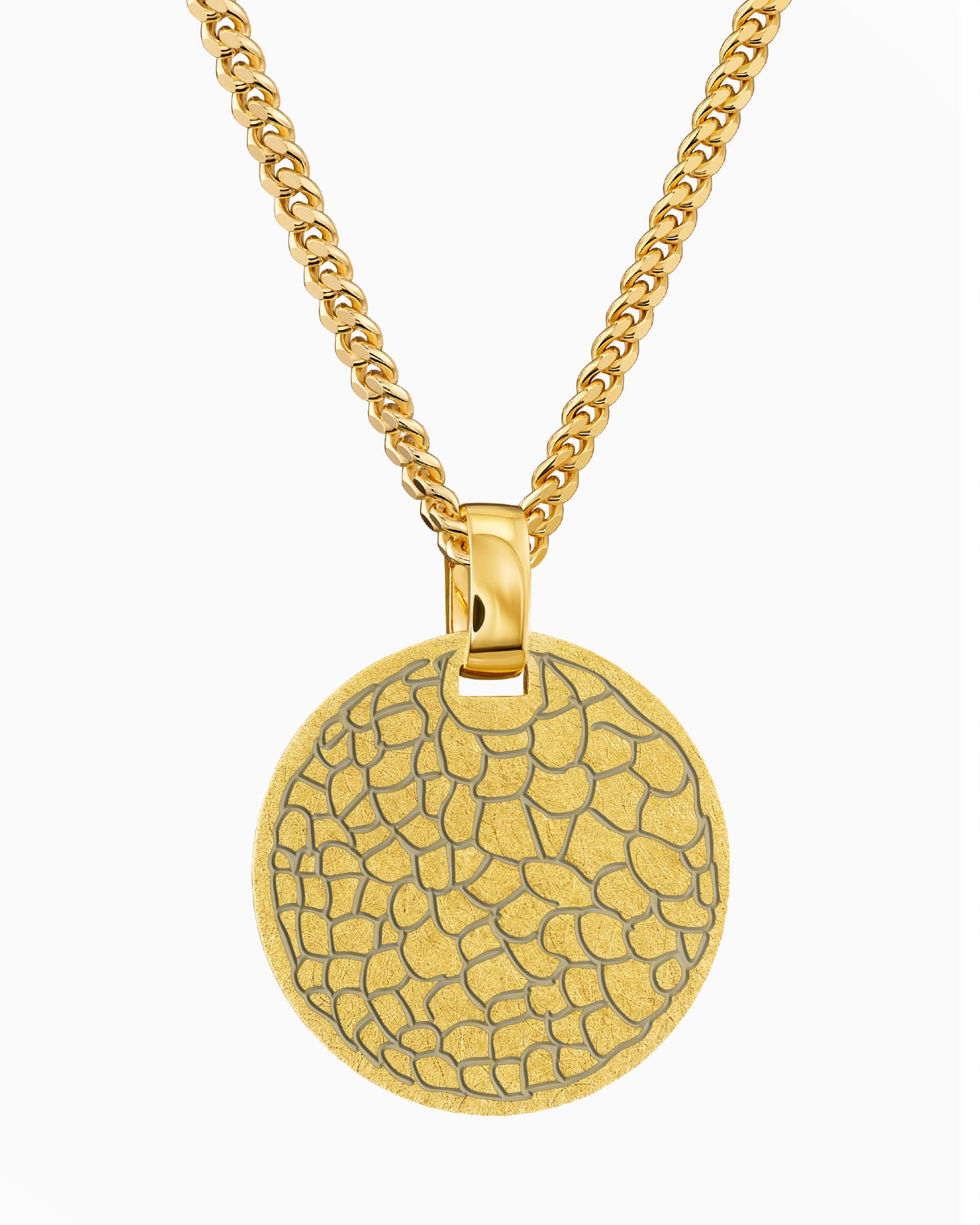 Empreinte nasale Plaques à graver Collier Pendentif Rond Glacé