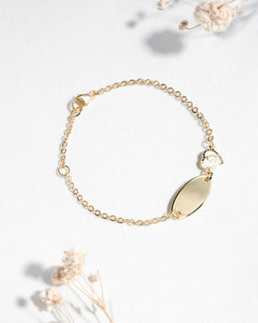 Symboles pour enfants Bracelet gravé Plaque gravée Ange gardien