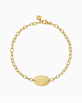 Coordonnées bracelet à graver Plaque à graver Ovale