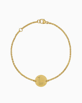 Dessin personnel bracelet à graver Plaque à graver ronde