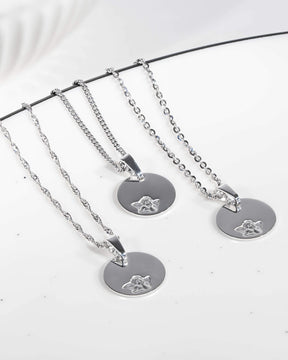 Plaques à graver Pendentif Collier Ange gardien 12mm
