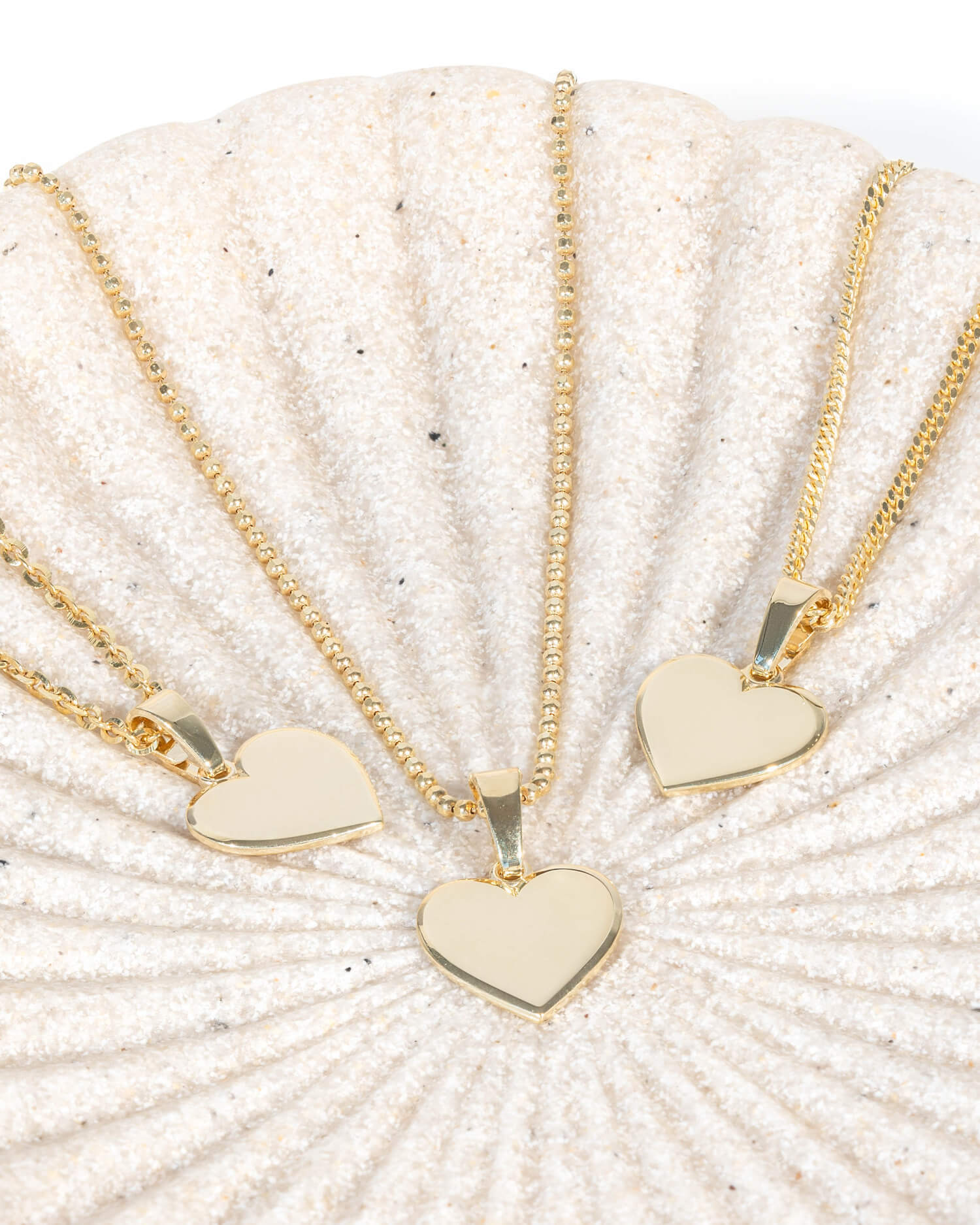 Collier coeur plaque gravure pendentif 10mm