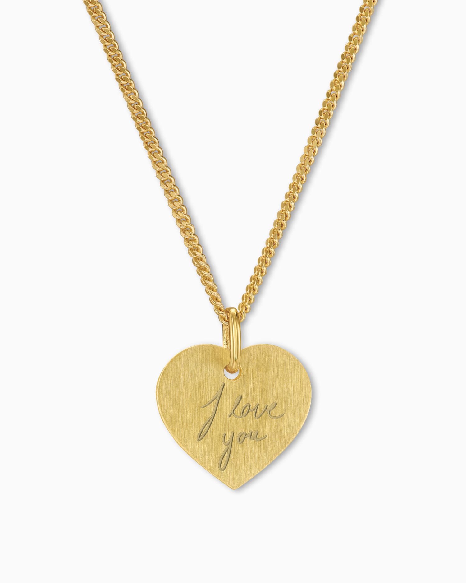 écriture Uploud coeur collier plaque gravure pendentif 13mm
