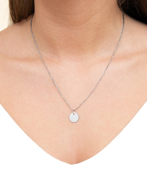 Empreinte nasale Plaques à graver Collier Pendentif Rond 12mm