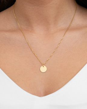 Fleur de naissance Plaques à graver Collier Pendentif Rond 12mm