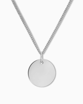 Plaque de gravure Collier Pendentif Rond 14mm