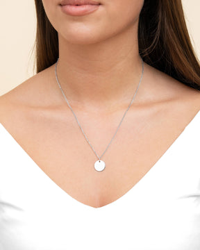 Plaques de gravure Collier Pendentif Rond 14mm