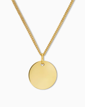 Plaque de gravure Collier Pendentif Rond 14mm