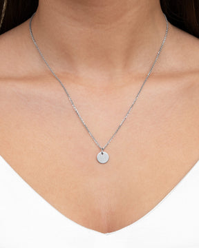 Plaques de gravure Collier Pendentif Rond 10mm