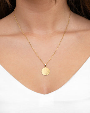 Plaques à graver Collier Pendentif Empreinte de patte 16mm