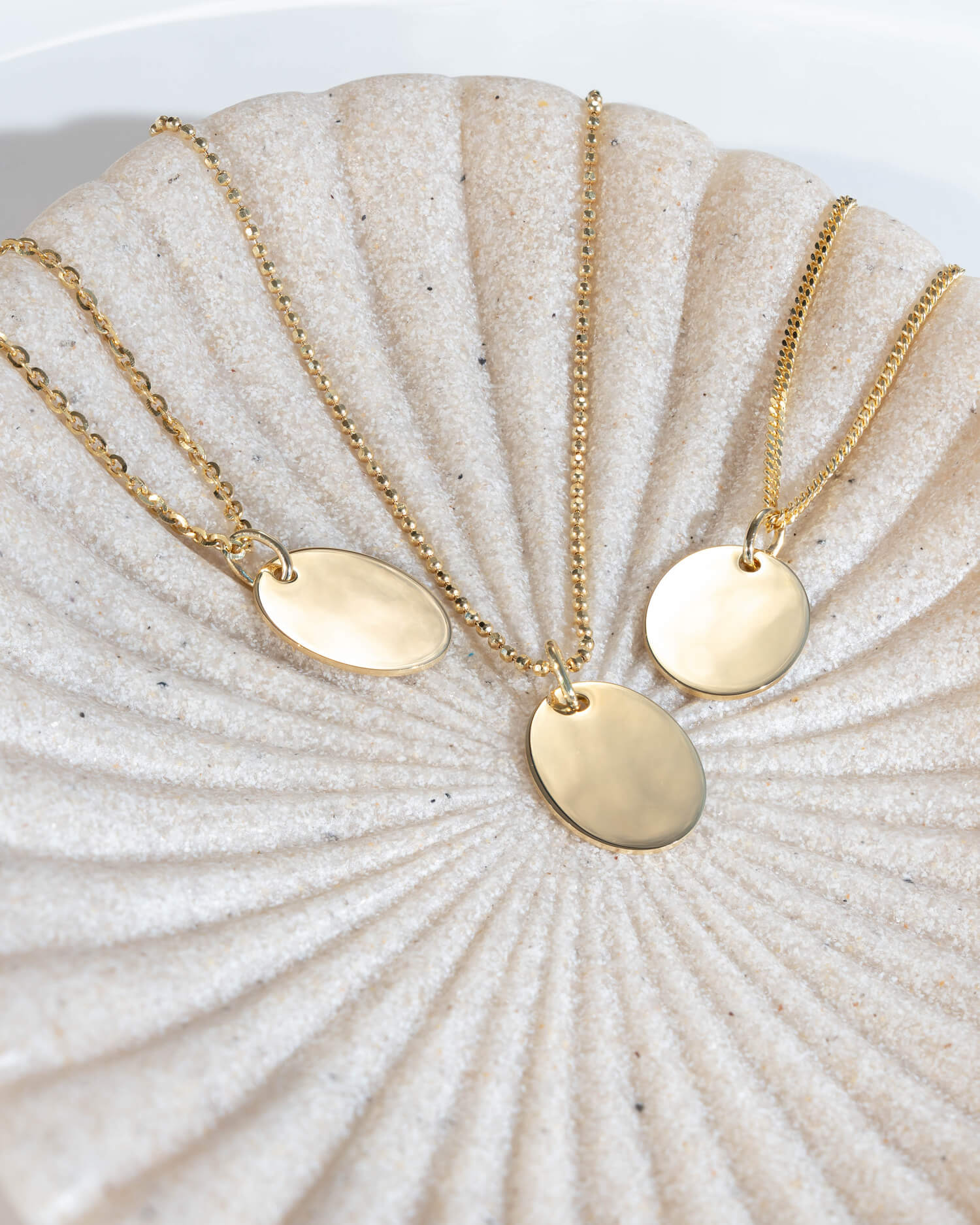 Dates de naissance Plaques à graver Collier Pendentif Ovale