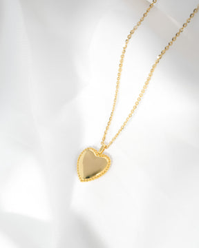 écriture Uploud coeur collier plaque gravure pendentif
