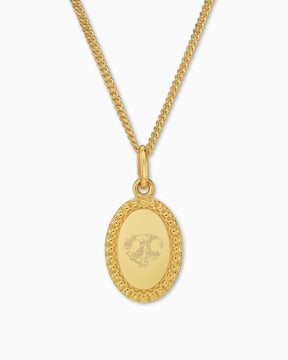 Empreinte nasale Plaques à graver Collier Pendentif Ovale
