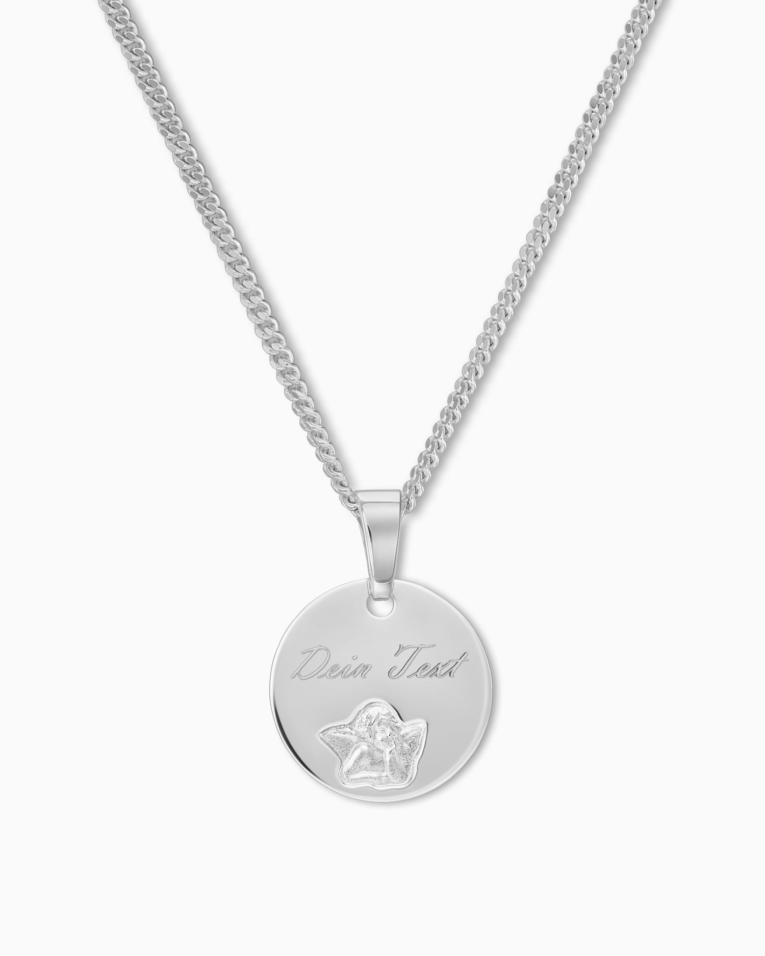 Plaques à graver Pendentif Collier Ange gardien 12mm