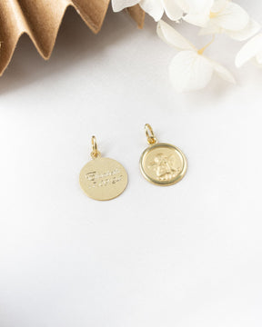Plaques gravées Pendentif Collier Ange gardien