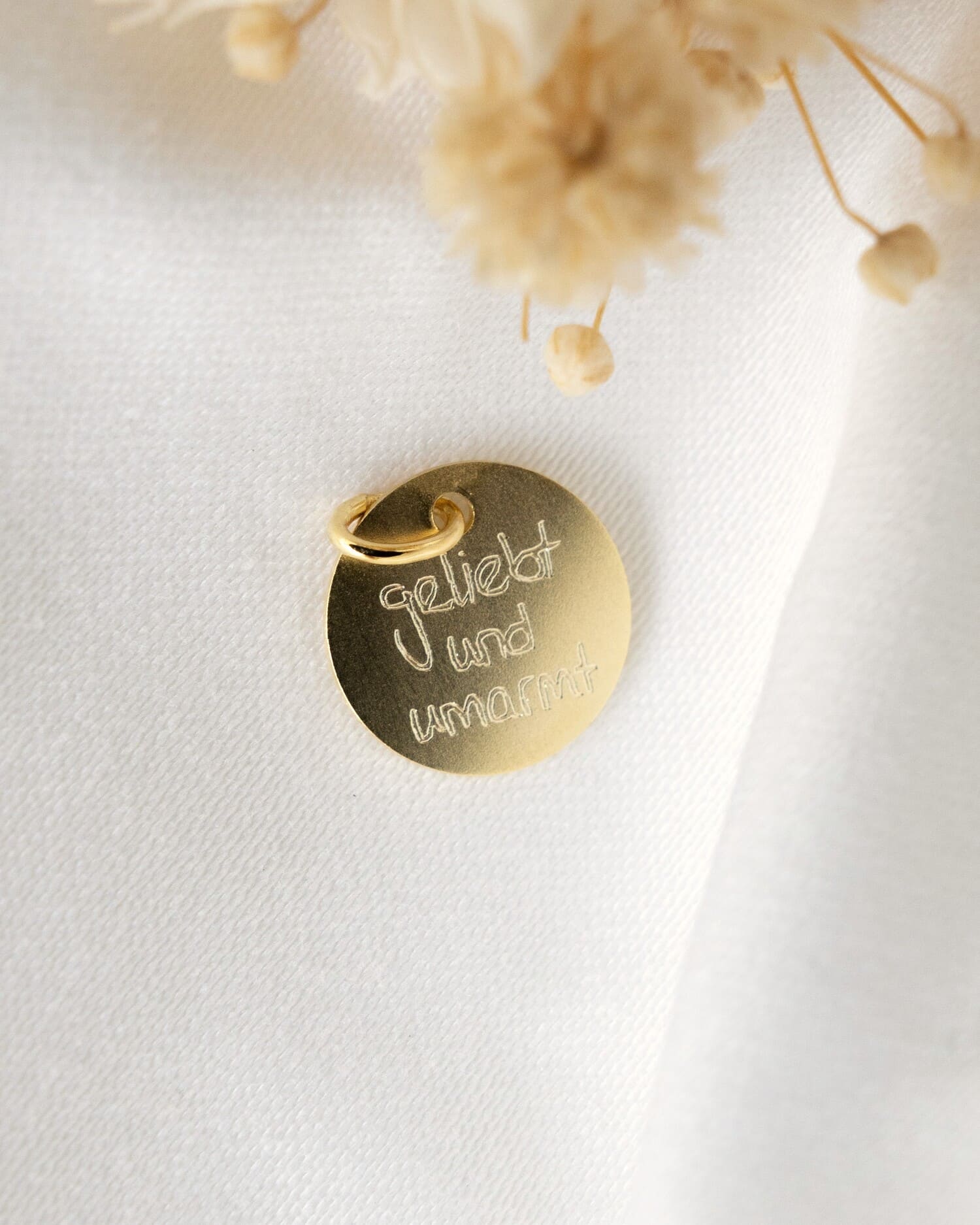 Écriture Uploud Plaques à graver Collier Pendentif Rond 12mm