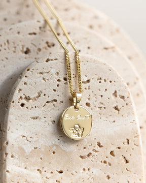 Plaques à graver Pendentif Collier Ange gardien 12mm