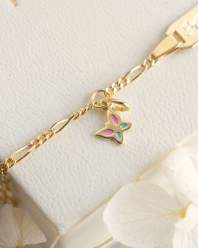 Bracelet à gravure Plaque à gravure Papillon