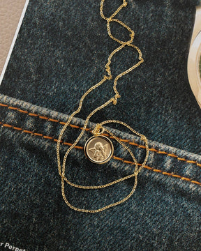 Plaques gravées Pendentif Collier Ange gardien
