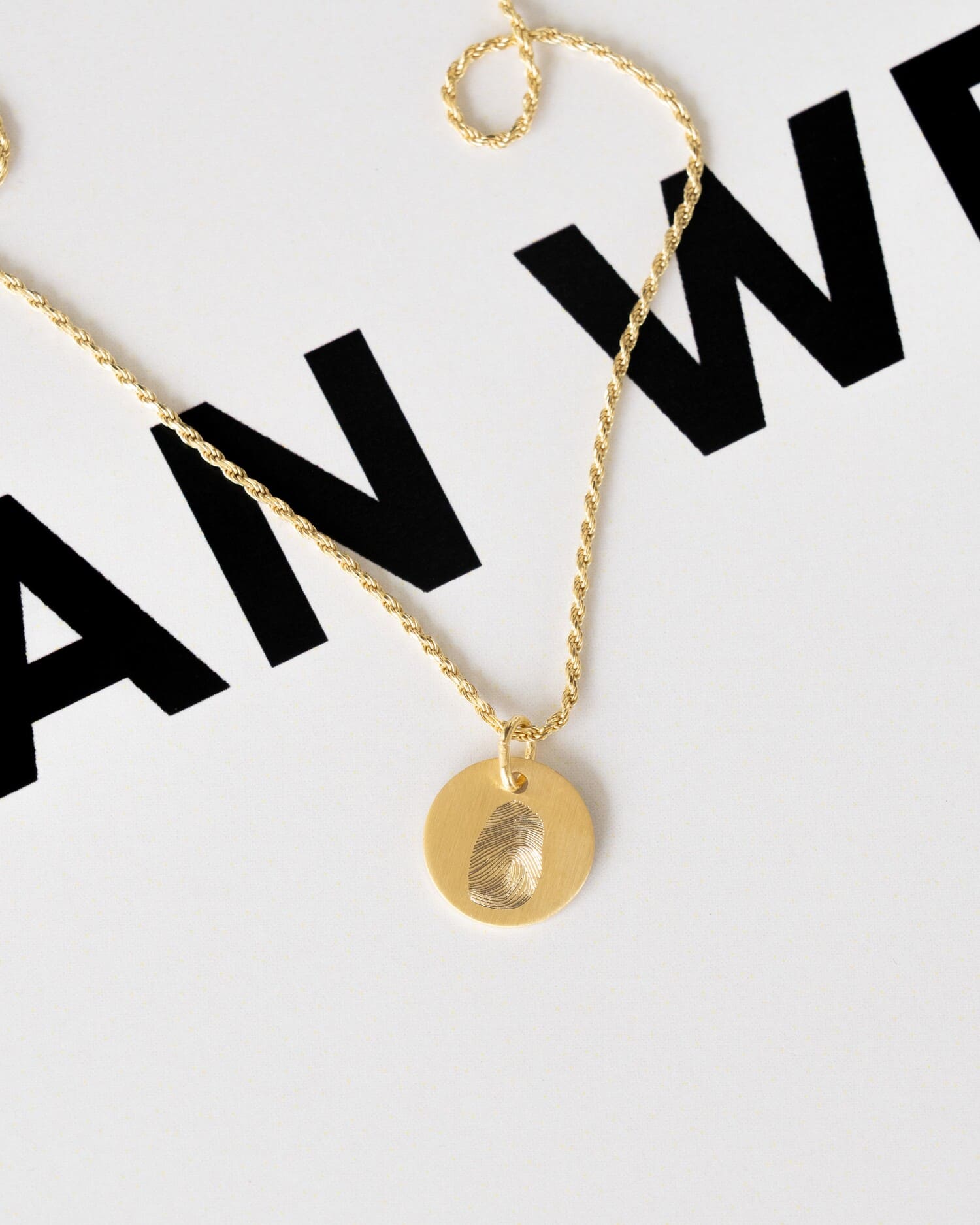 Plaque de gravure Collier Pendentif Rond 12mm