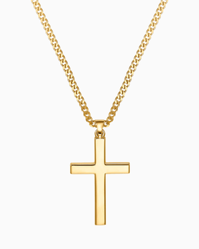 Collier Croix Plaque de gravure Pendentif Poli