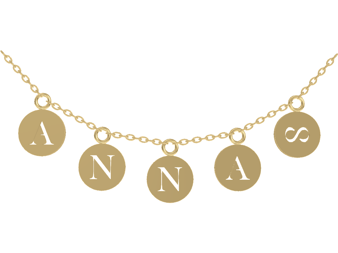 Chaîne Platelet round cutout