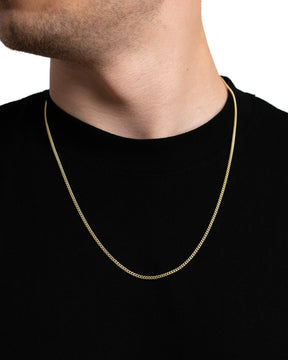 Pantserketting 333 goud 2,10mm