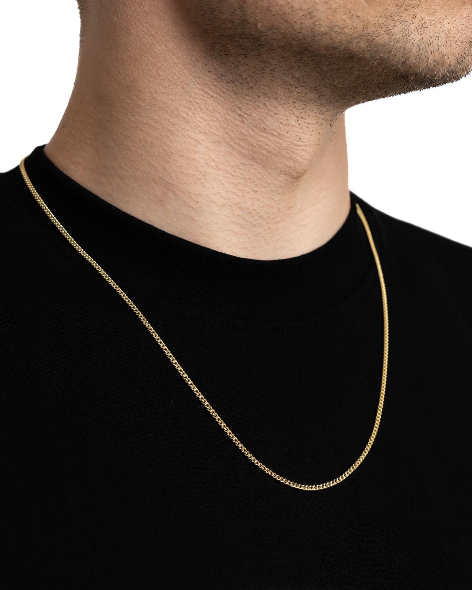 Pantserketting 333 goud 2,10mm
