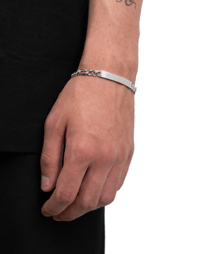 Graveerarmband Graveerplaatje Figaro ID armband