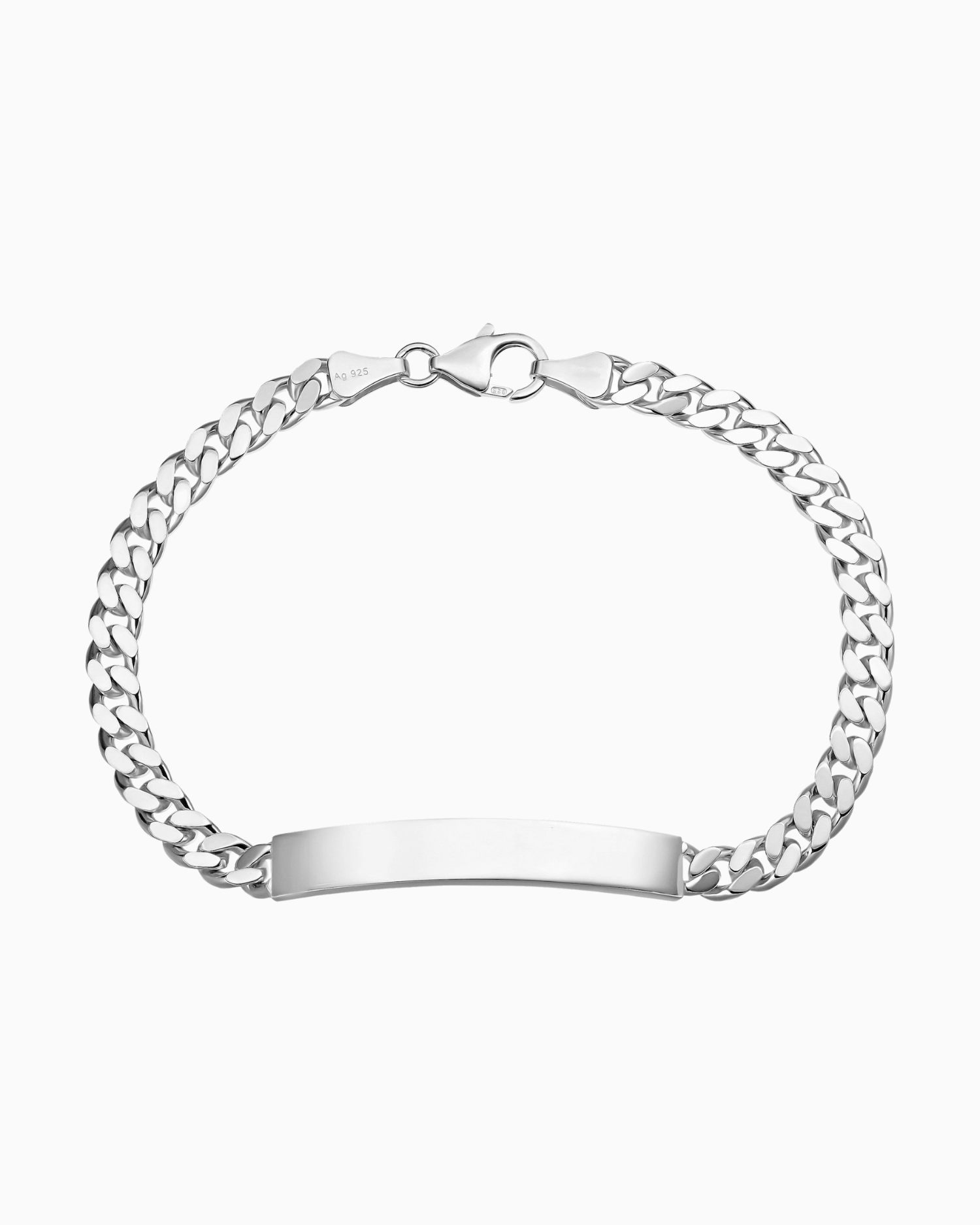 Graveerarmband Graveerplaatje Pantser ID-armband