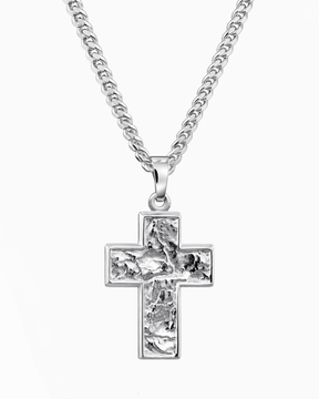 Kruis ketting graveerplaat hanger Sueno