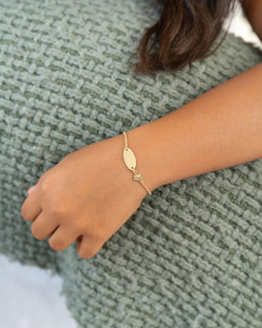 Geboortedatum graveren armband graveerplaatje beschermengel