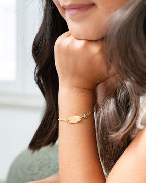 Kind symbolen graveren armband graveerplaat beschermengel