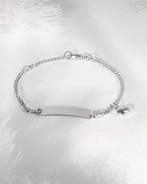 Graveerarmband graveerplaat hart