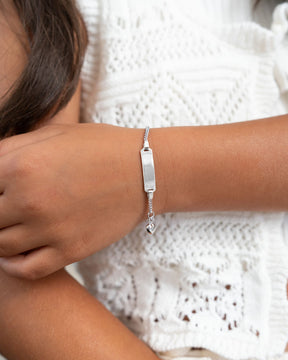 Graveerarmband graveerplaat hart