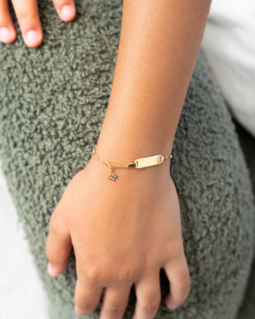 Graveerarmband graveerplaatje vlinder