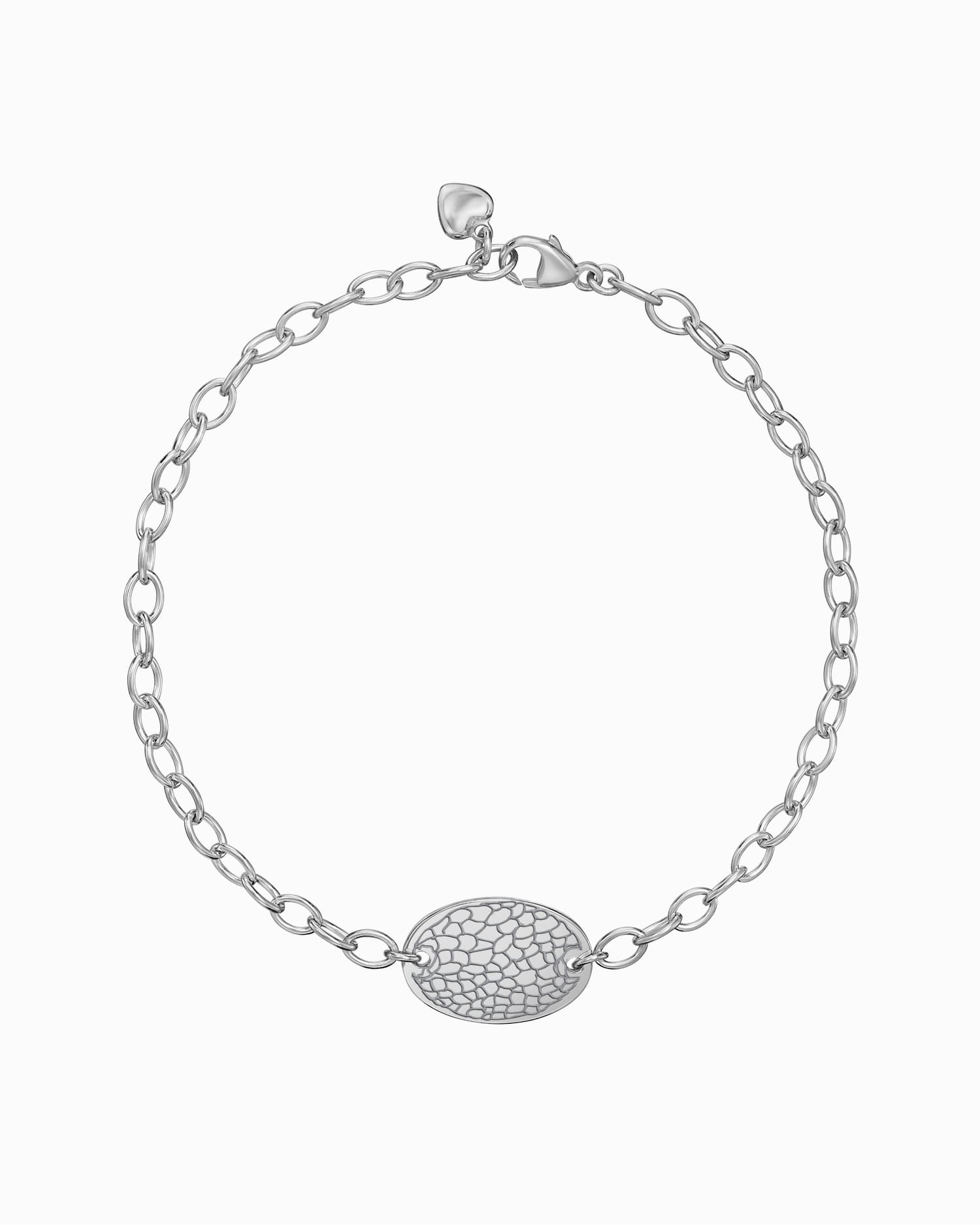 Neusafdruk graveerarmband graveerplaat ovaal