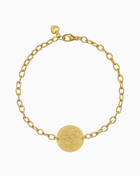 Grafische upload graveren armband graveerplaatje rond