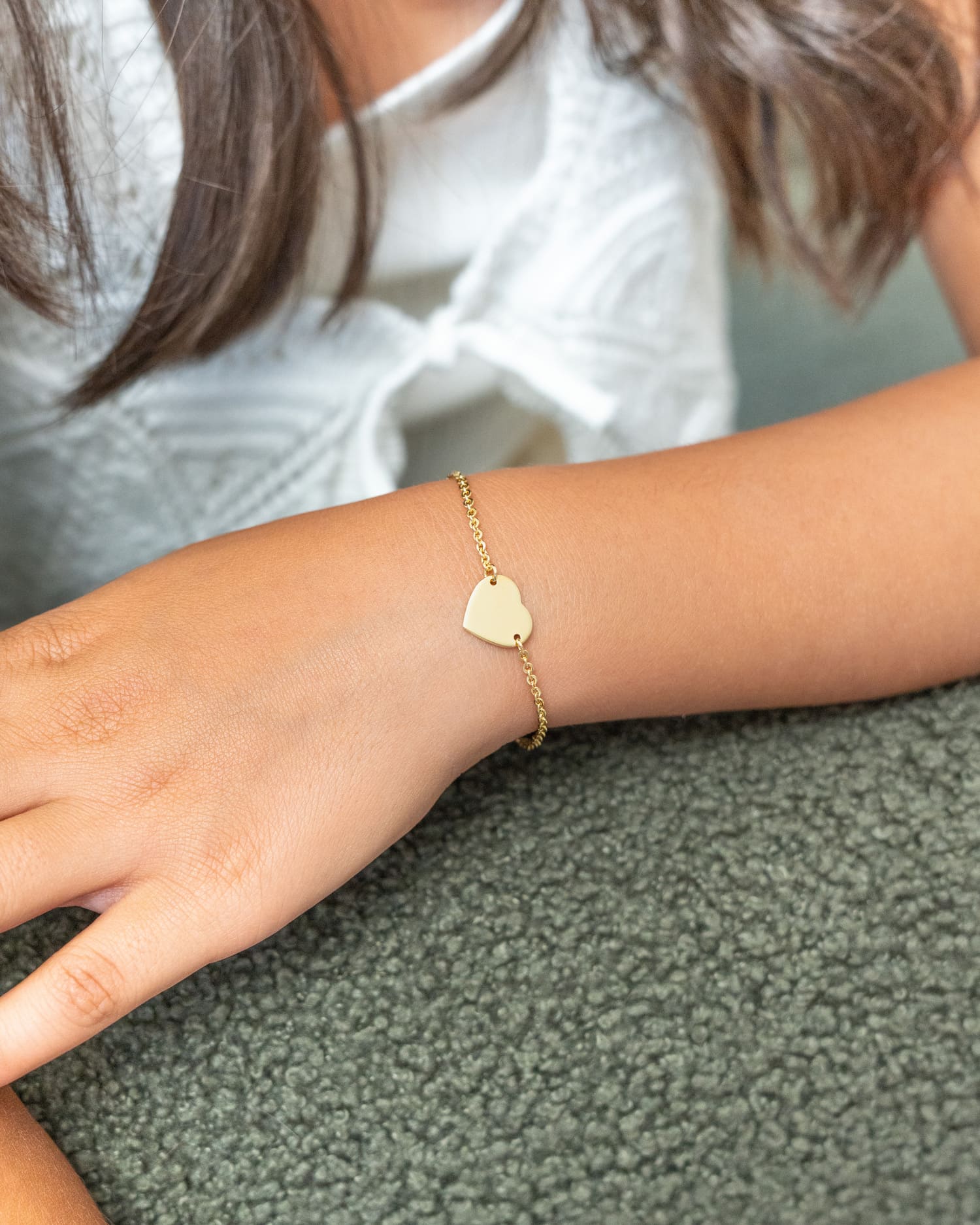 Voetafdruk graveren armband graveren plaat hart