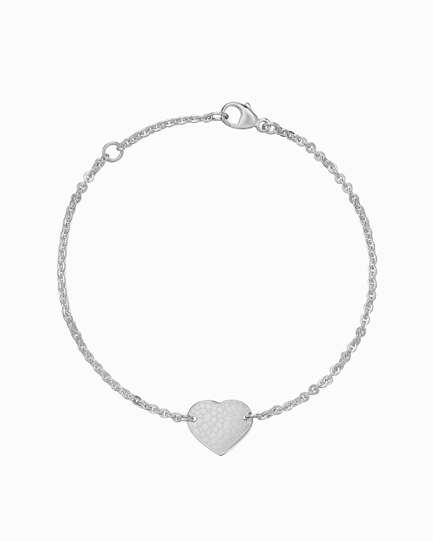 Neusafdruk graveerarmband graveerplaatje hart