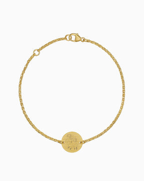 Dierenriemteken graveerarmband graveerplaatje rond