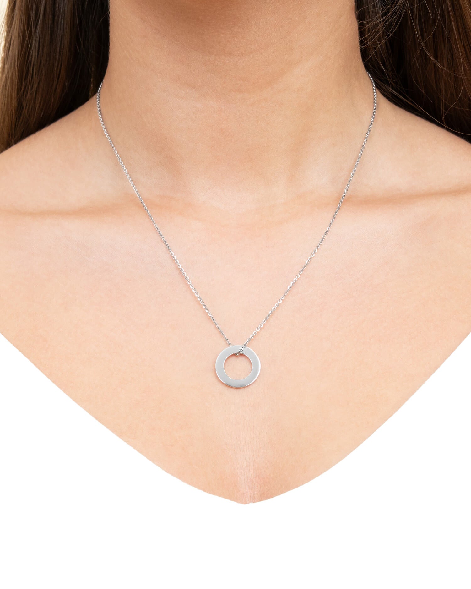 Ring Ketting Graveerplaat Hanger