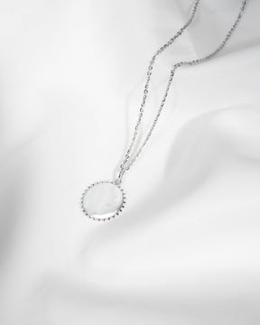 Initialen zon ketting graveerplaat hanger