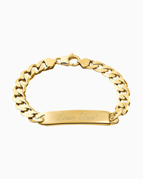 Graveerarmband Graveerplaatje Pantser ID-armband
