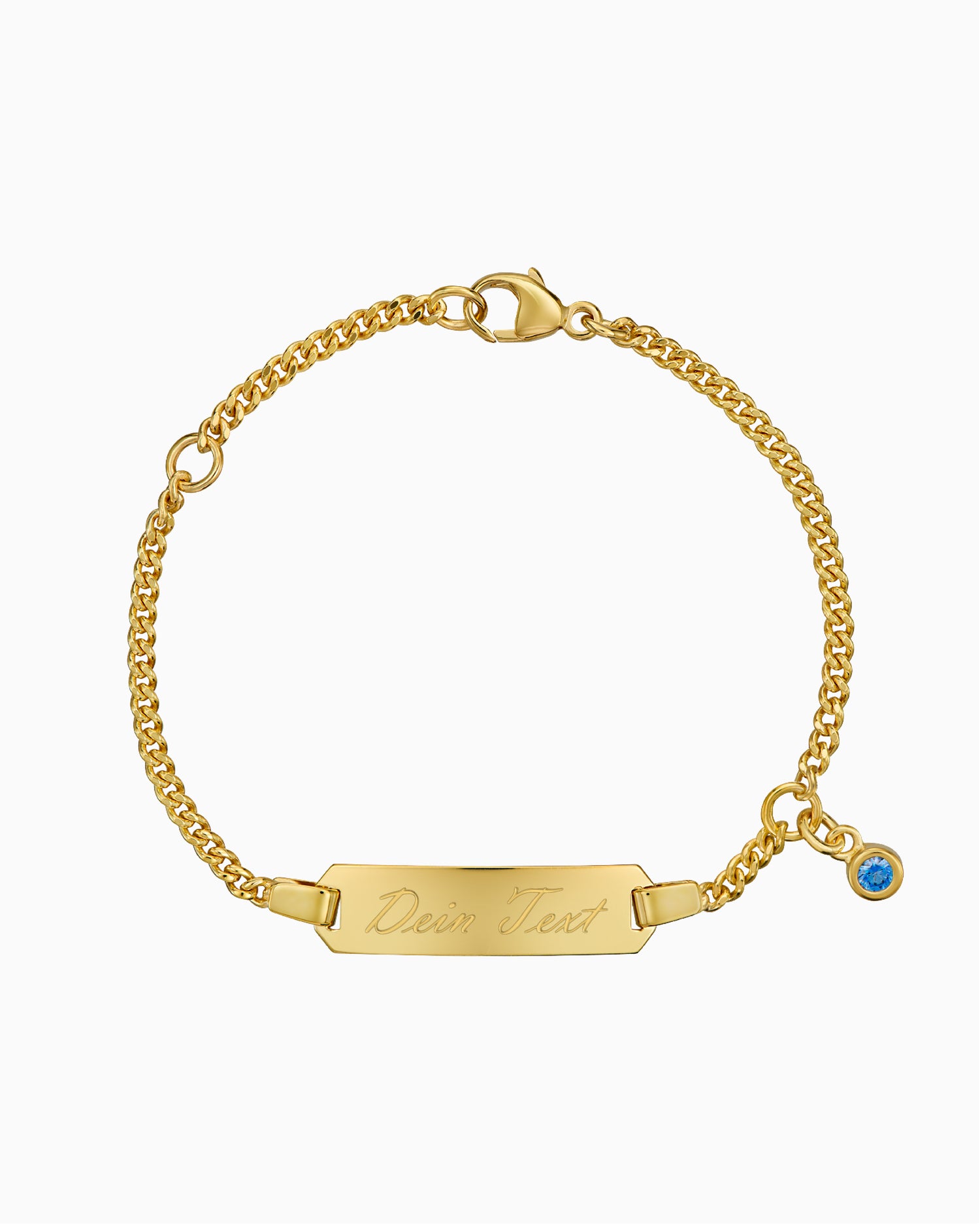 Graveerarmband graveerplaatje zirkonia
