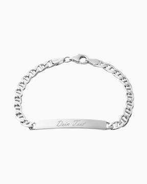 Graveerarmband Graveerplaatje Gepantserde staaf ID-armband