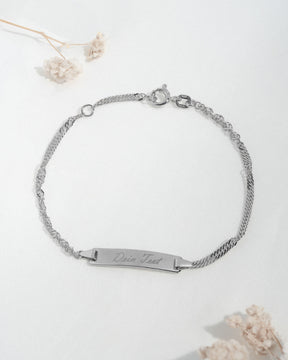 Graveerarmband Graveerplaat