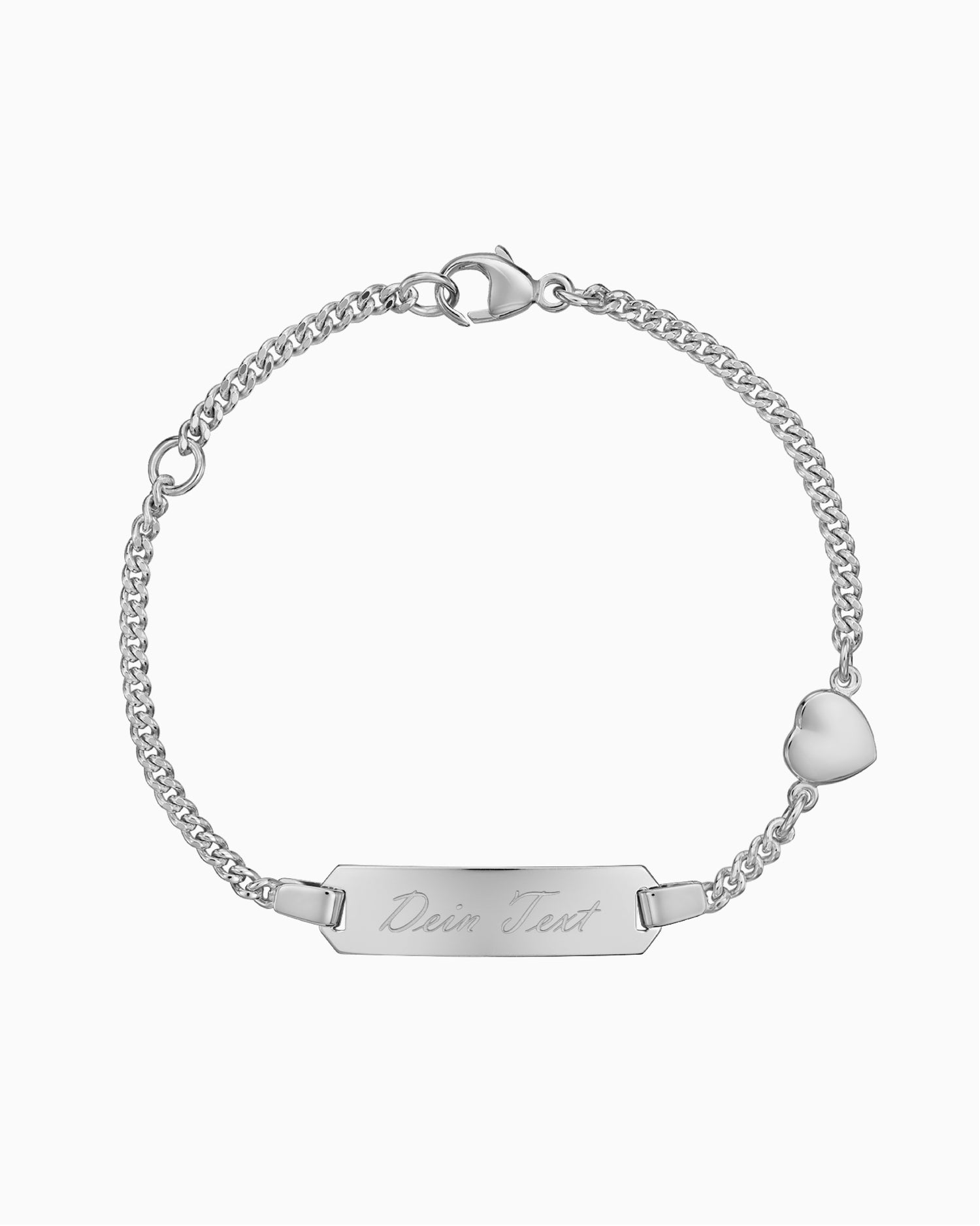 Graveerarmband graveerplaat hart