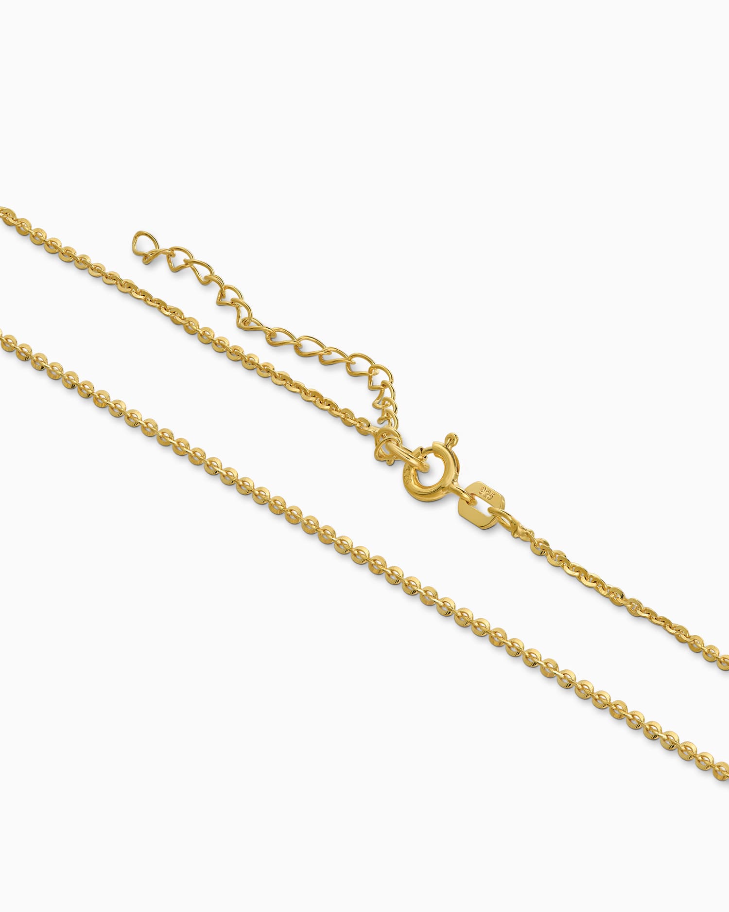 Ankerketting 925 zilver 18 karaat verguld 1.40mm