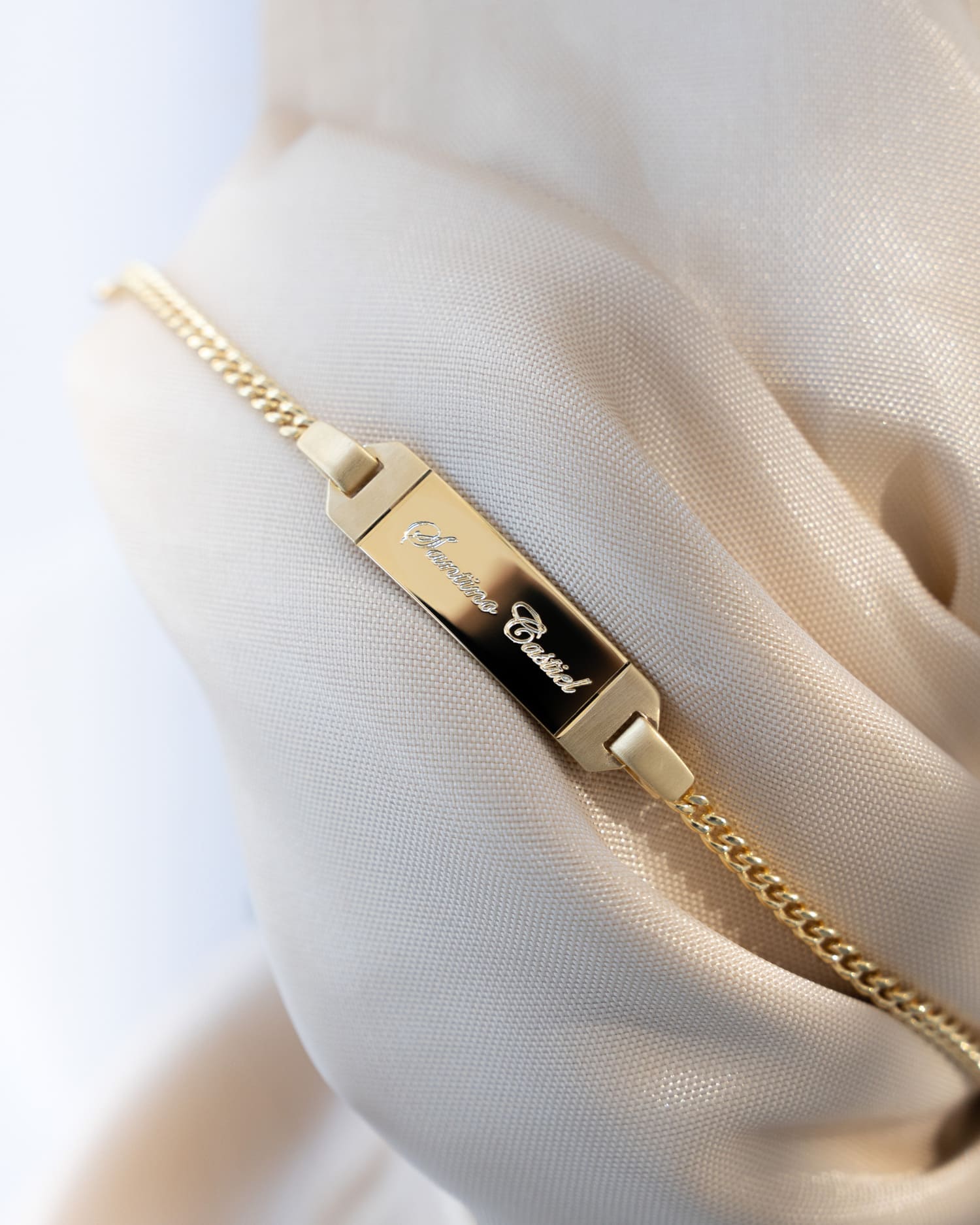 Graveerarmband Graveerplaat